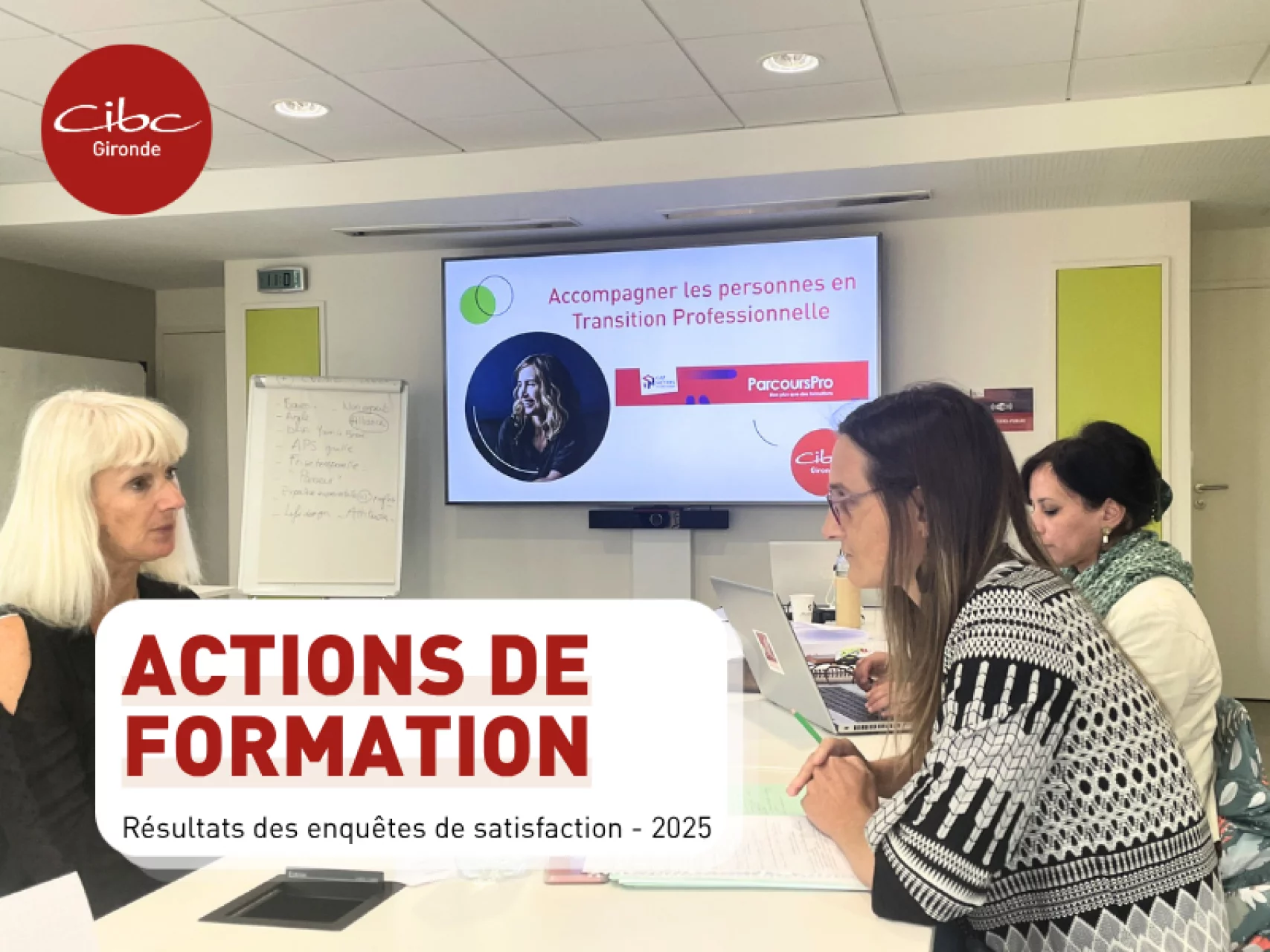 Actions de formation - R&eacute;sultats des enqu&ecirc;tes de satisfaction 2025