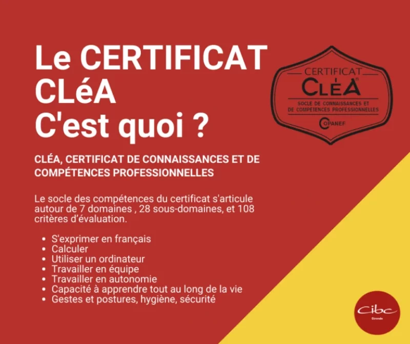 Le Certificat CLéA